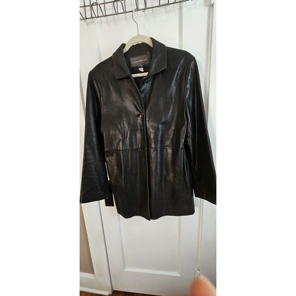 Banana Republic Black Trench Coat